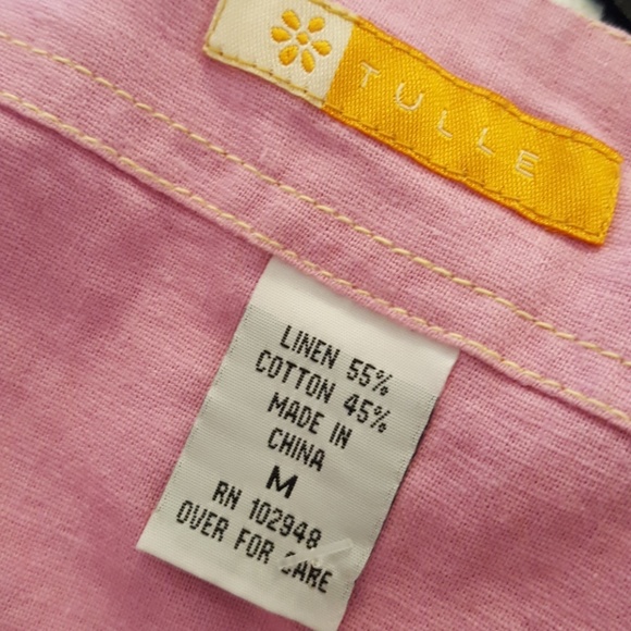 New Pink A Line Skirt Ruffle Hem - Picture 3 of 6